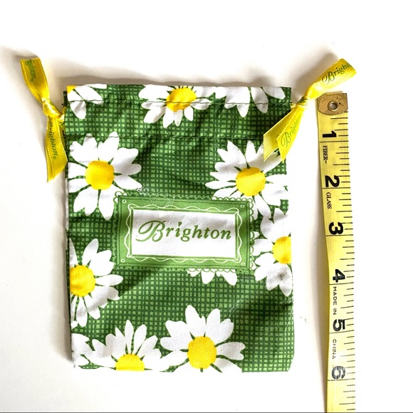 Brighton Fabric Keepsake Pouches black white/pink, green/yellow/white, blues - Picture 8 of 8